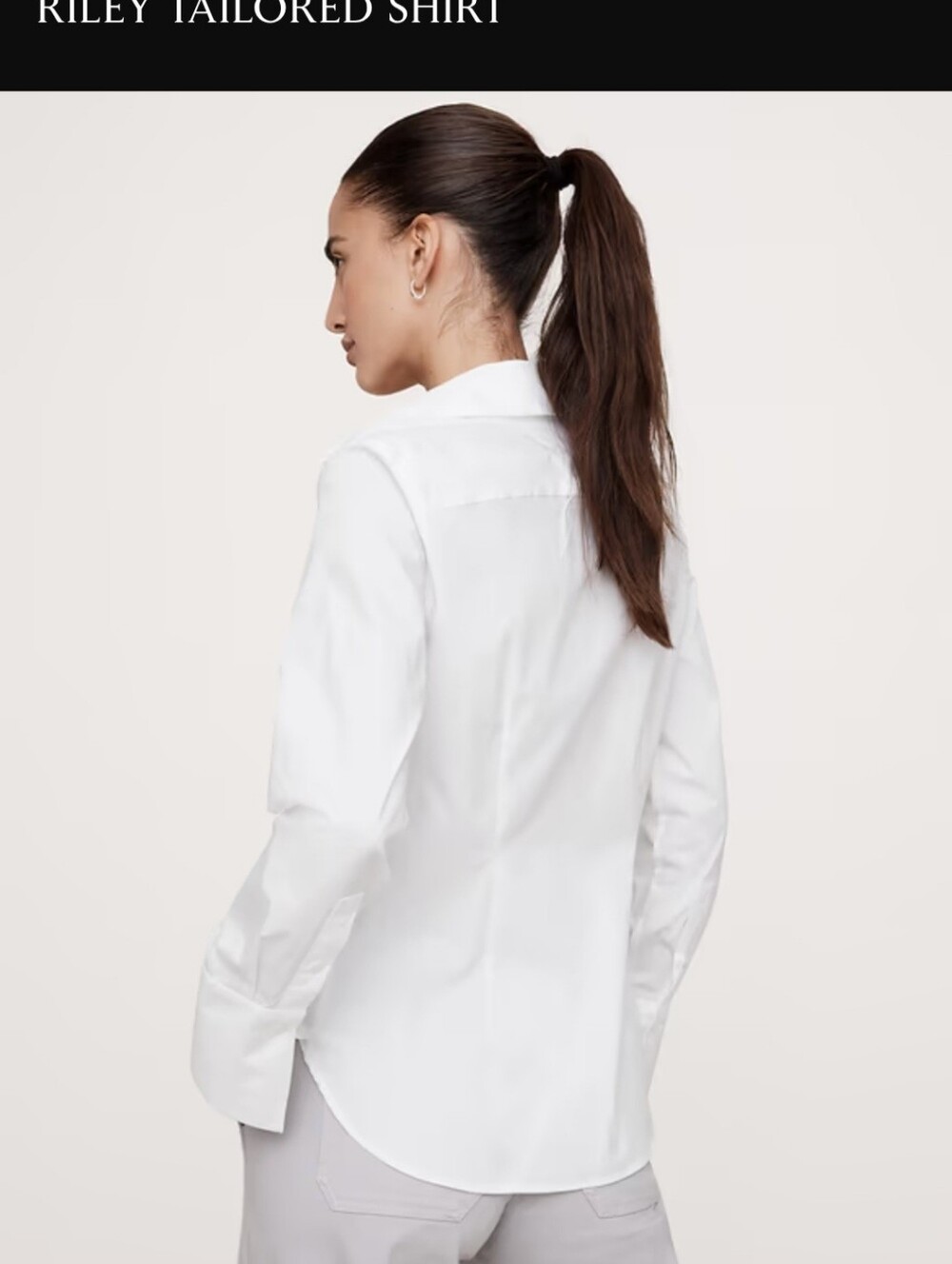 Banana Republic "RileyII" Shirt Designed to Create a Tailored Silhoutte (Size 6) - Picture 12 of 16